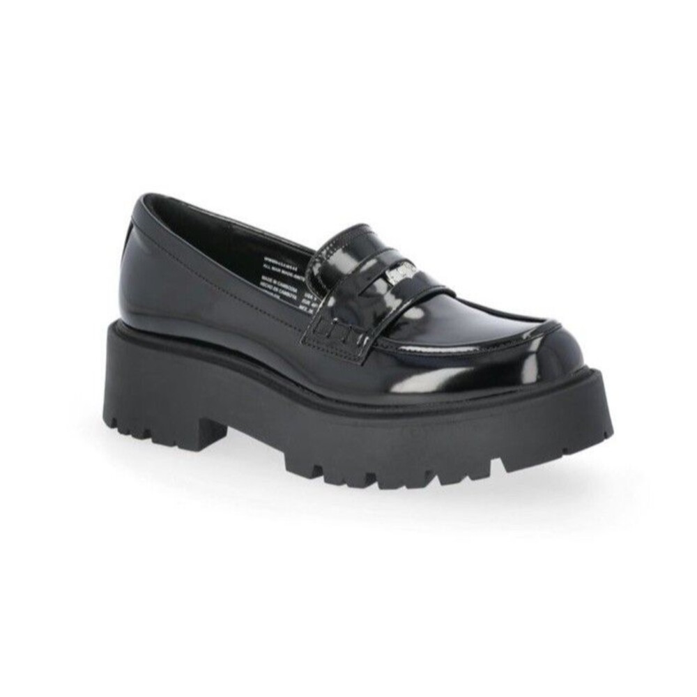 Women's Size 7 | Black Madden NYC Platform Lug Sole Coin Y2K Loafers